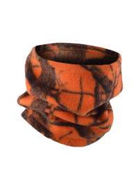 nákrčník fleece oranžový maskovaný