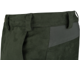 kalhoty PARTON tmavě zelené